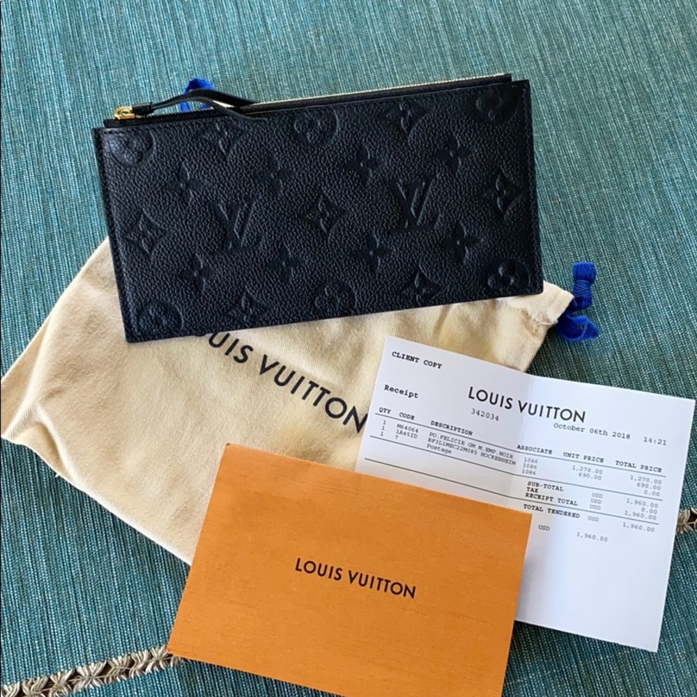 Authentic Louis Vuitton Felicie Pochette Insert